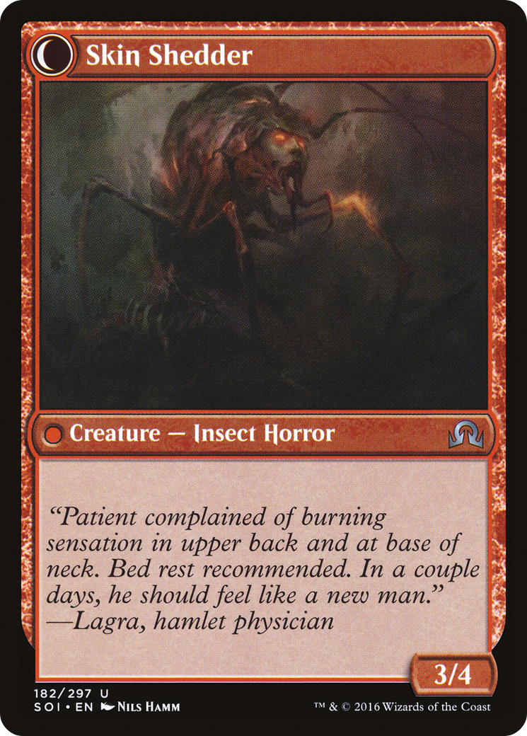 Skin Invasion (SOI-182) - Shadows over Innistrad: (Double Faced Transform)
