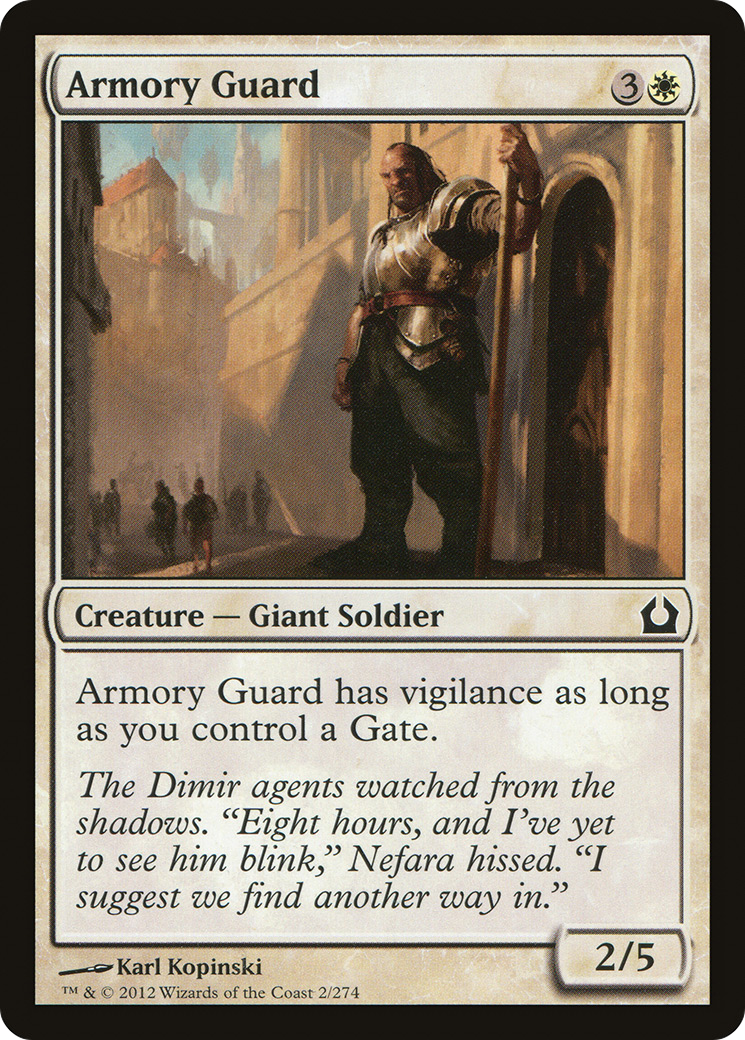 Armory Guard (RTR-002)  - Return to Ravnica