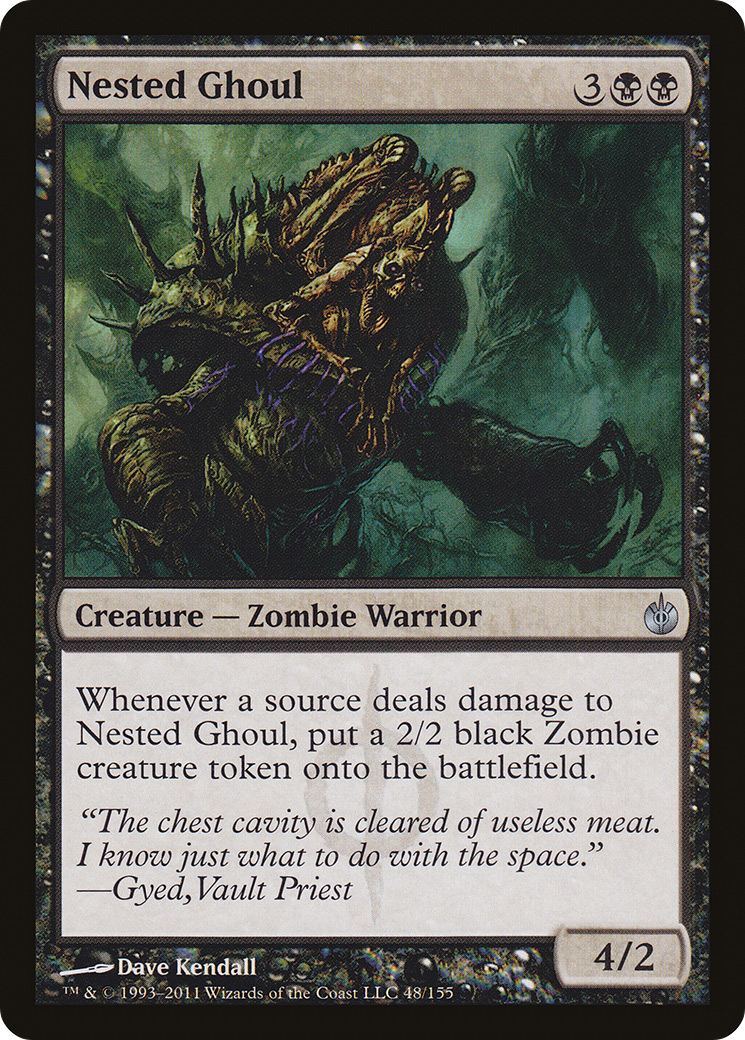 Nested Ghoul (MBS-048)  Foil - Mirrodin Besieged