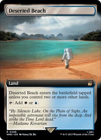 Deserted Beach (Extended Art) (WHO-488)  Foil - Doctor Who: (Extended Art)