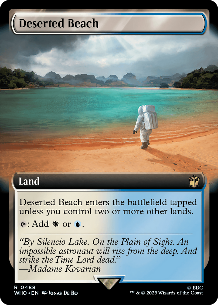 Deserted Beach (Extended Art) (WHO-488)  Foil - Doctor Who: (Extended Art)