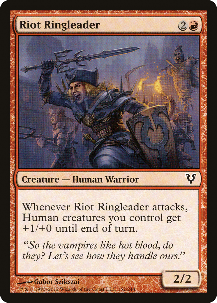 Riot Ringleader (AVR-152)  Foil - Avacyn Restored