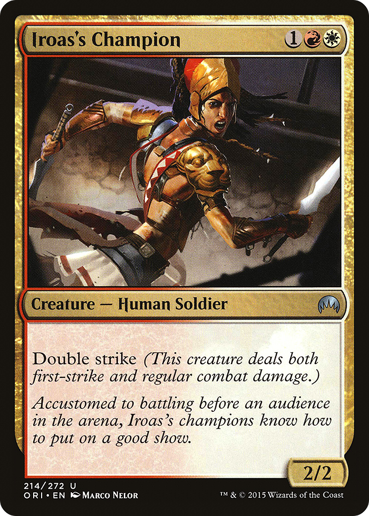 Iroas's Champion (ORI-214)  Foil - Magic Origins
