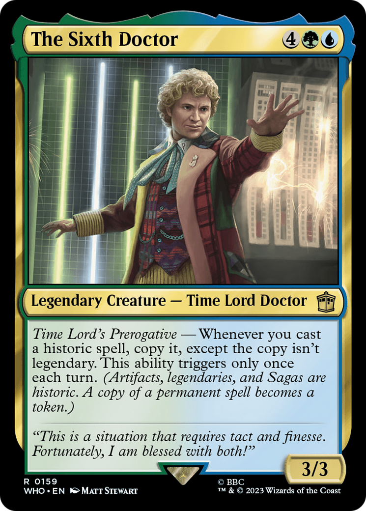 The Sixth Doctor (WHO-159)  - Doctor Who