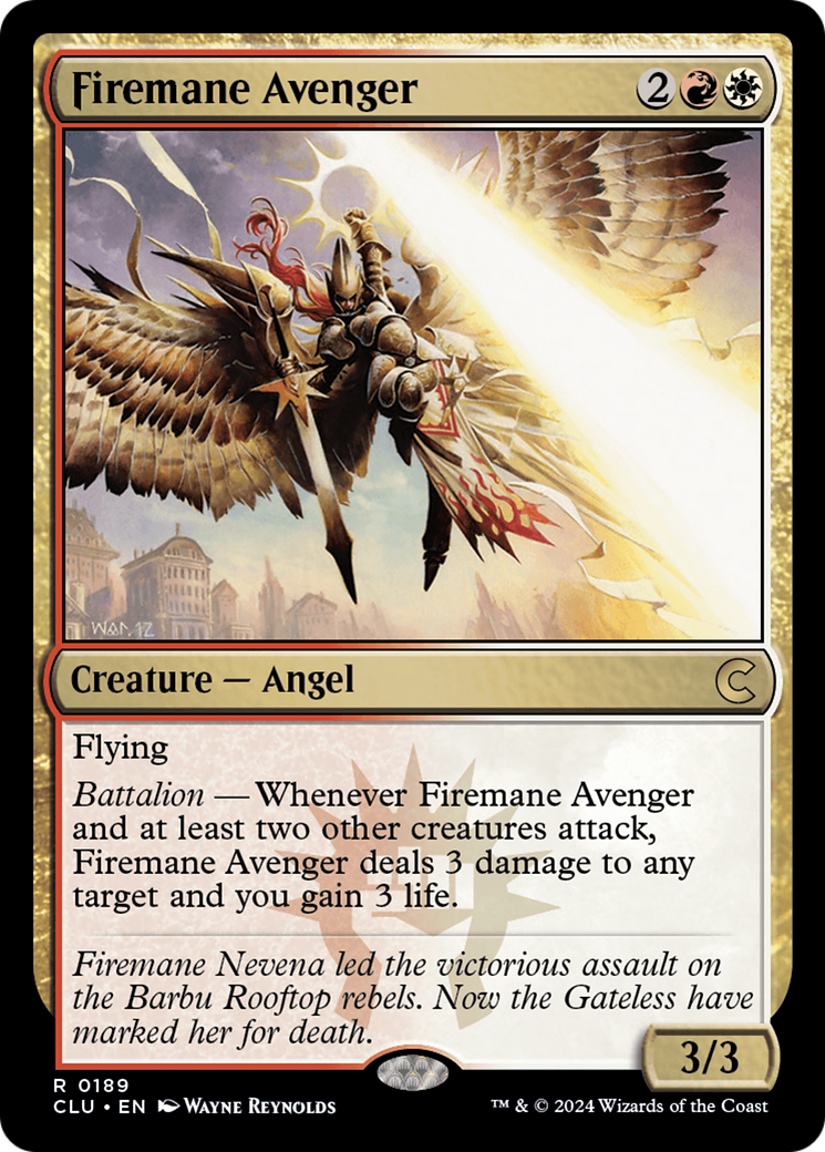Firemane Avenger (CLU-189)  - Ravnica: Clue Edition