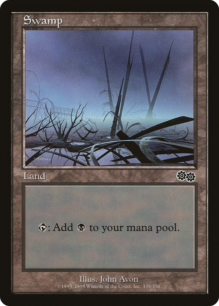 Swamp (339) (USG-339)  - Urza's Saga