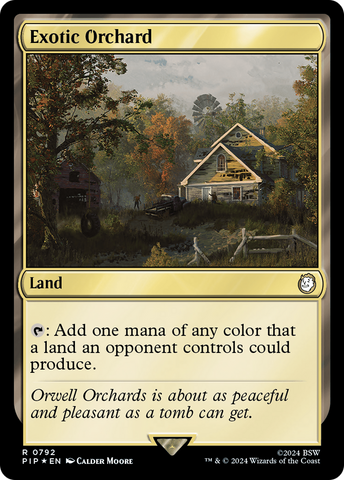 Exotic Orchard (Surge Foil) (PIP-792) - Fallout Foil