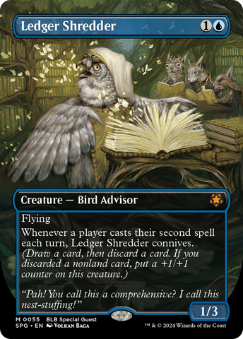 Ledger Shredder (Borderless) (SPG-055)  Foil - Special Guests
