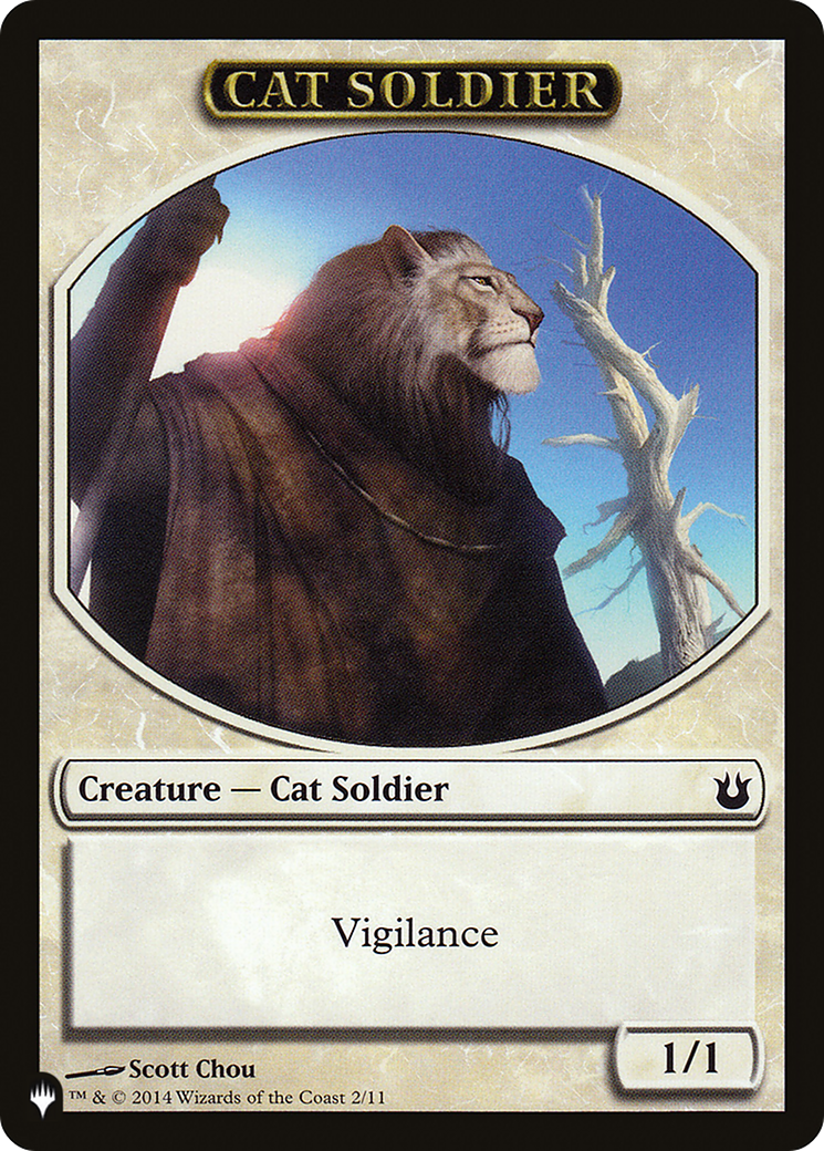 Cat Soldier (PLST-TBNG-2)  - The List