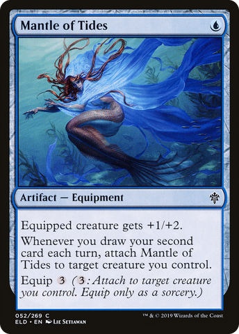 Mantle of Tides (ELD-052)  Foil - Throne of Eldraine