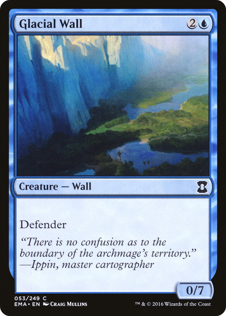 Glacial Wall (EMA-053)  Foil - Eternal Masters