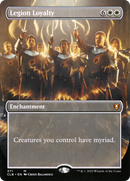 Legion Loyalty (Borderless) (CLB-371)  Foil - Commander Legends: Battle for Baldur's Gate