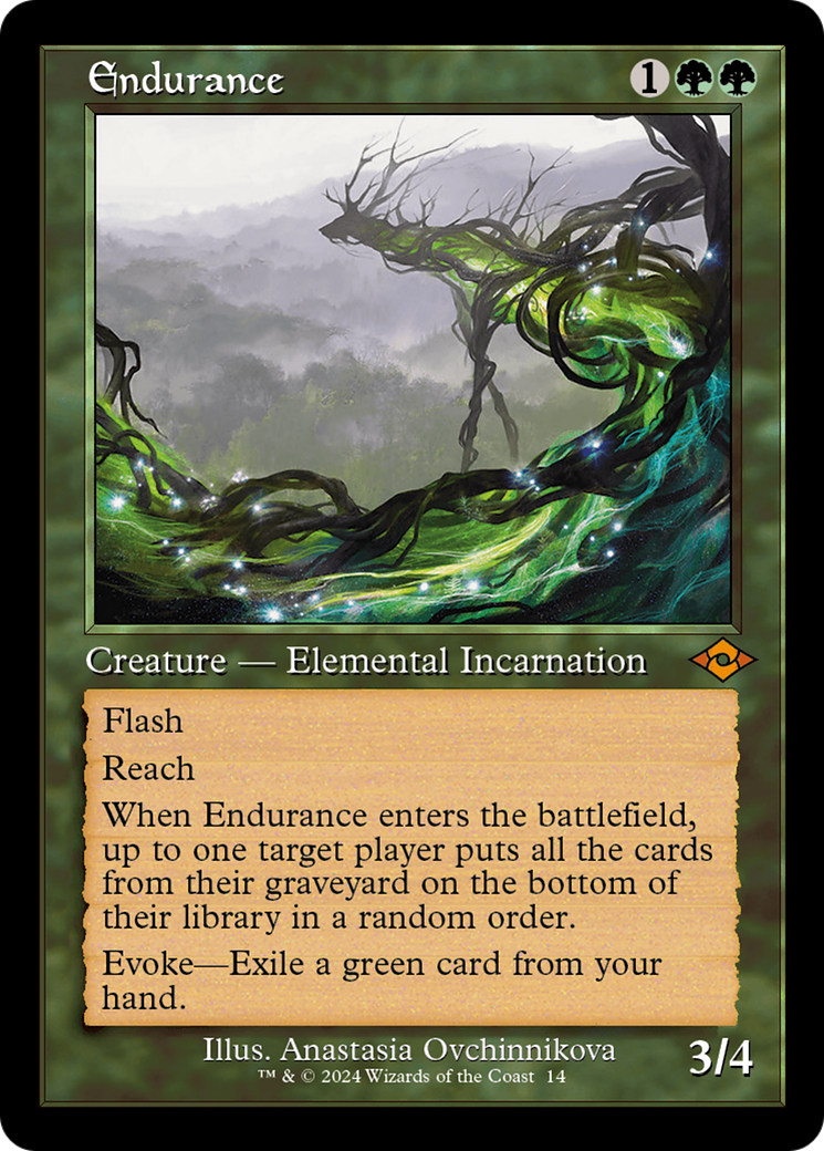 Endurance (Retro Frame) (MH2-014)  - Modern Horizons 2 Timeshifts