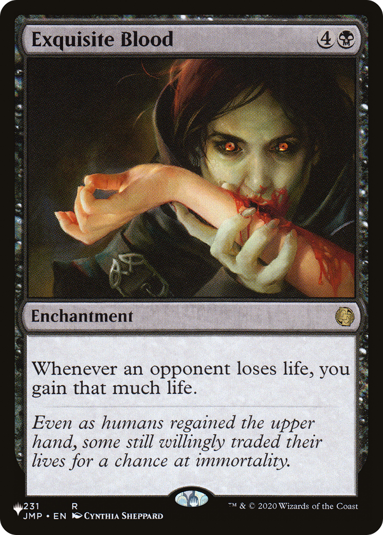 Exquisite Blood (LIST-231/078)  - The List