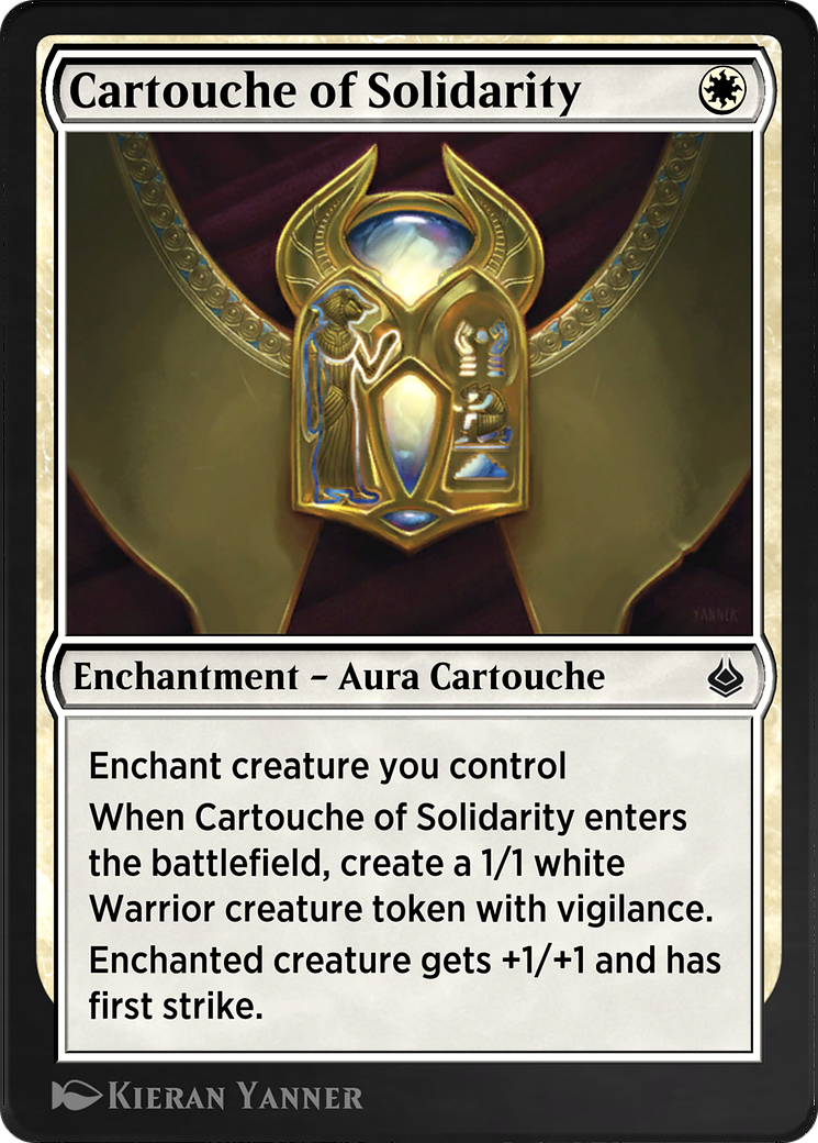 Cartouche of Solidarity (AKR-008)  - Amonkhet Remastered