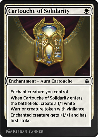 Cartouche of Solidarity (AKR-008)  - Amonkhet Remastered