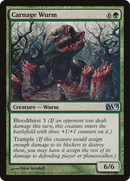 Carnage Wurm (M12-168)  - Magic 2012
