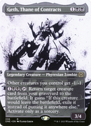 Geth, Thane of Contracts (Showcase) (ONE-306)  Foil - Phyrexia: All Will Be One: (Showcase) (Borderless)