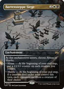 Barrensteppe Siege (TDM-384) - Tarkir: Dragonstorm: (enchantment) (Borderless) Foil