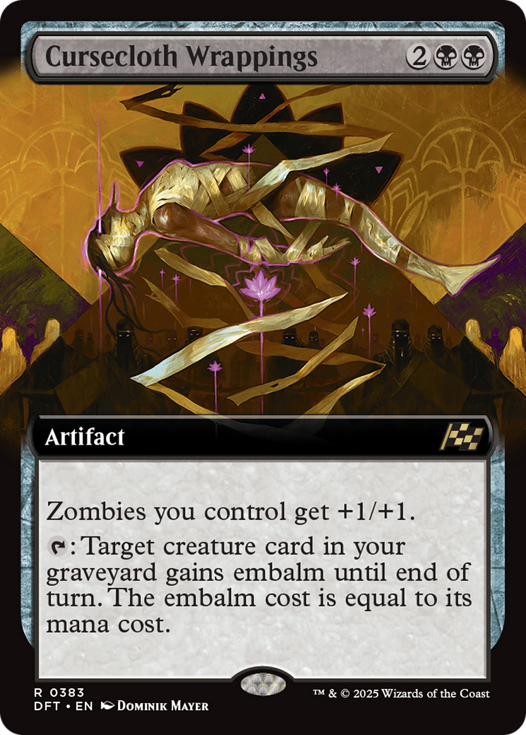 Cursecloth Wrappings (Extended Art) (DFT-383)  - Aetherdrift: (Extended Art)