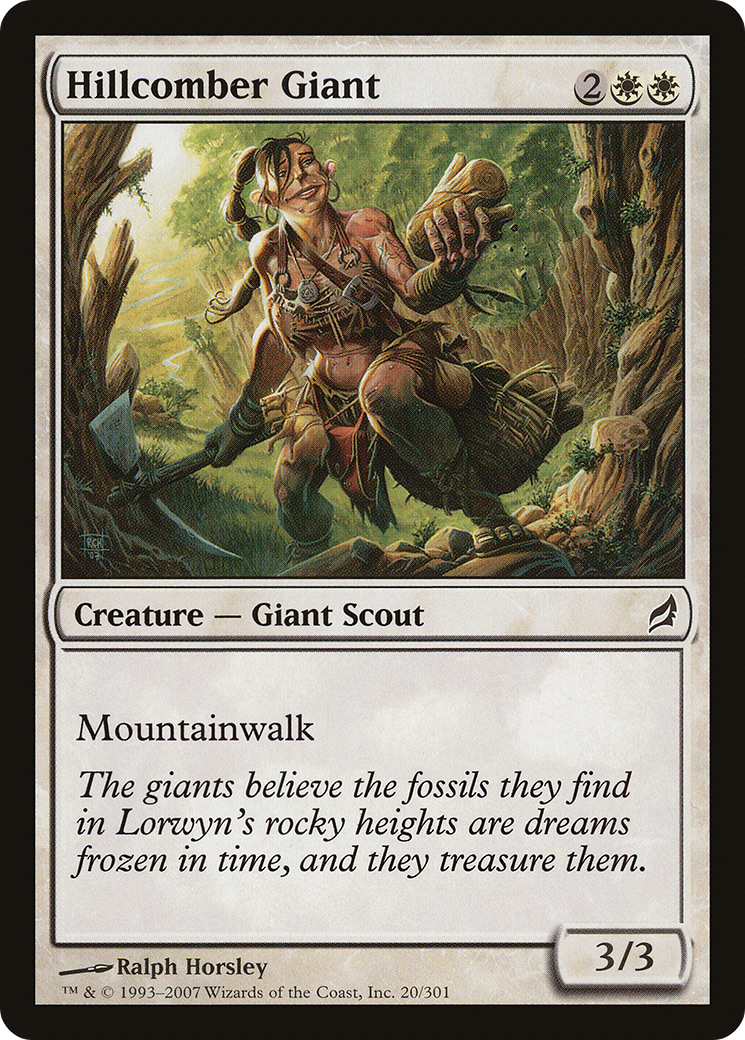 Hillcomber Giant (LRW-020)  Foil - Lorwyn
