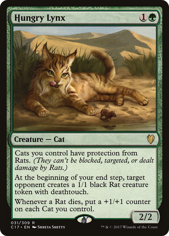 Hungry Lynx (C17-031)  - Commander 2017