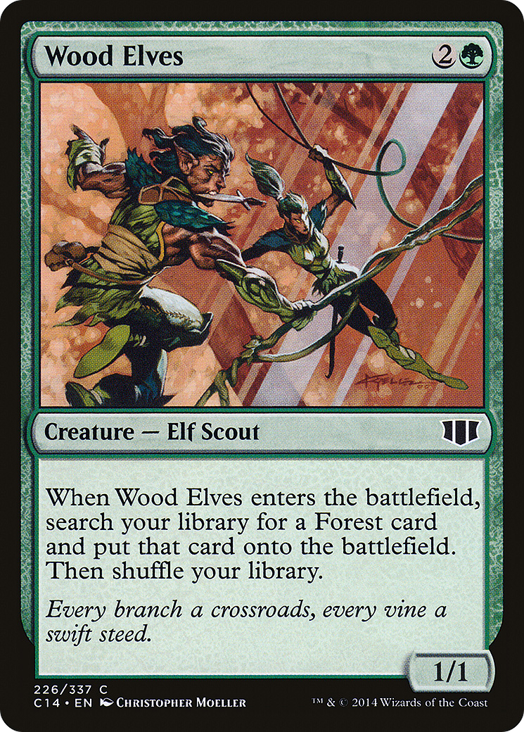 Wood Elves (C14-226)  - Commander 2014