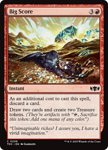 Big Score (TDC-206)  - Commander: Tarkir: Dragonstorm