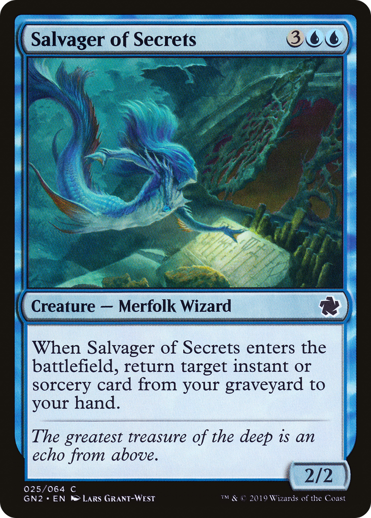 Salvager of Secrets (GN2-025)  - Game Night 2019
