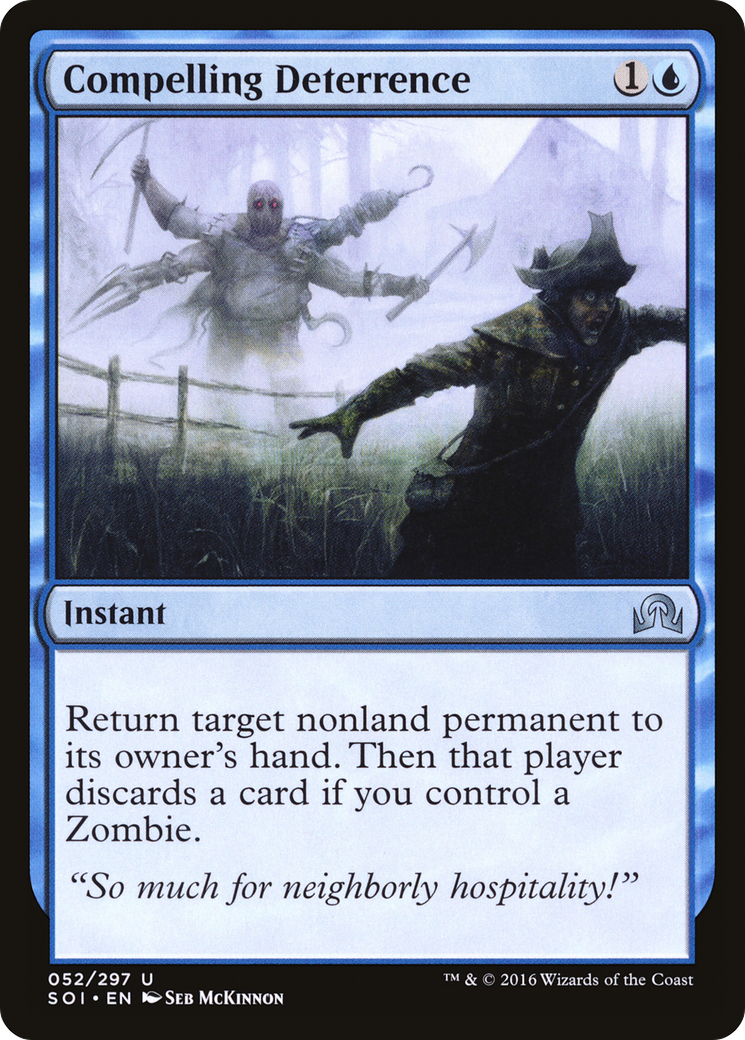 Compelling Deterrence (SOI-052)  - Shadows over Innistrad