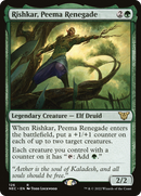 Rishkar, Peema Renegade (NEC-126)  - Neon Dynasty Commander