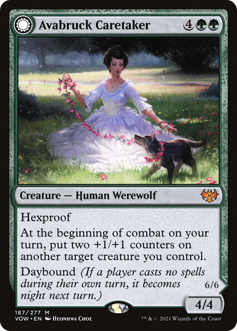 Avabruck Caretaker (VOW-187)  - Innistrad: Crimson Vow: (Double Faced Transform)