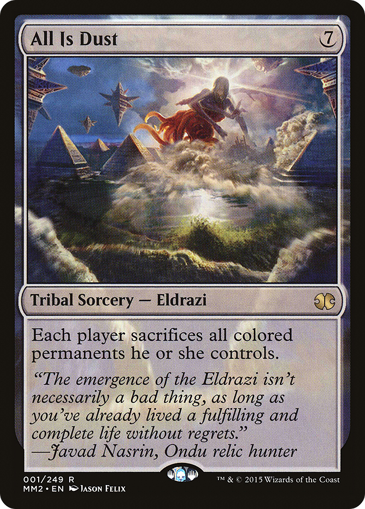 All Is Dust (MM2-001)  Foil - Modern Masters 2015