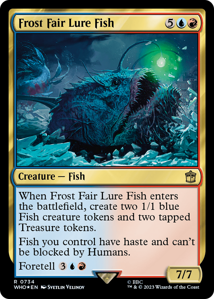 Frost Fair Lure Fish (Surge Foil) (WHO-734)  Foil - Doctor Who