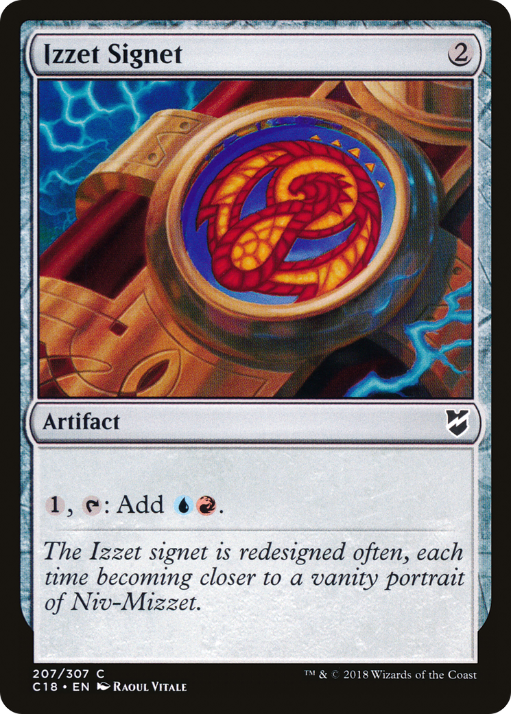 Izzet Signet (C18-207)  - Commander 2018