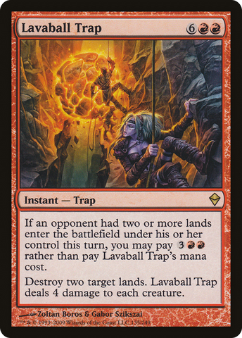 Lavaball Trap (ZEN-135) - Zendikar Foil