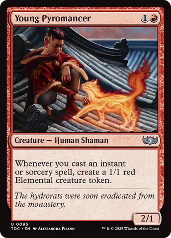 Young Pyromancer (TDC-095) - Commander: Tarkir: Dragonstorm