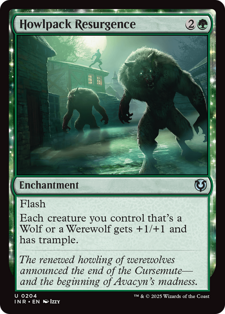 Howlpack Resurgence (INR-204)  - Innistrad Remastered: (enchantment)