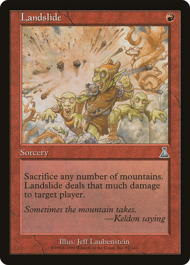 Landslide (UDS-092)  Foil - Urza's Destiny