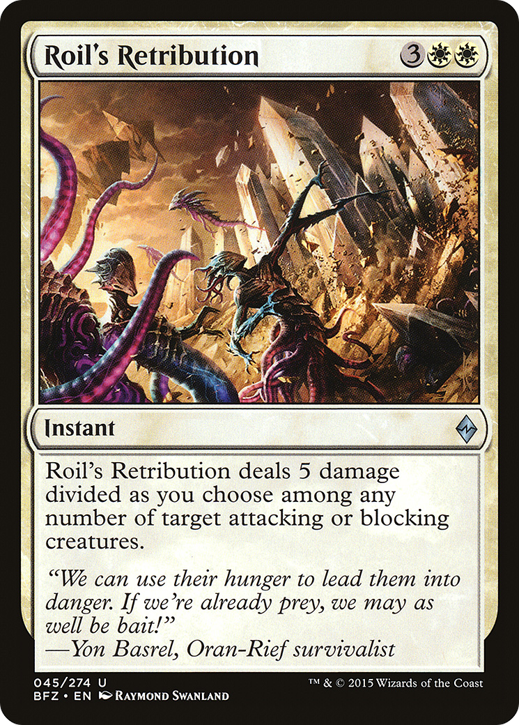 Roil's Retribution (BFZ-045)  Foil - Battle for Zendikar