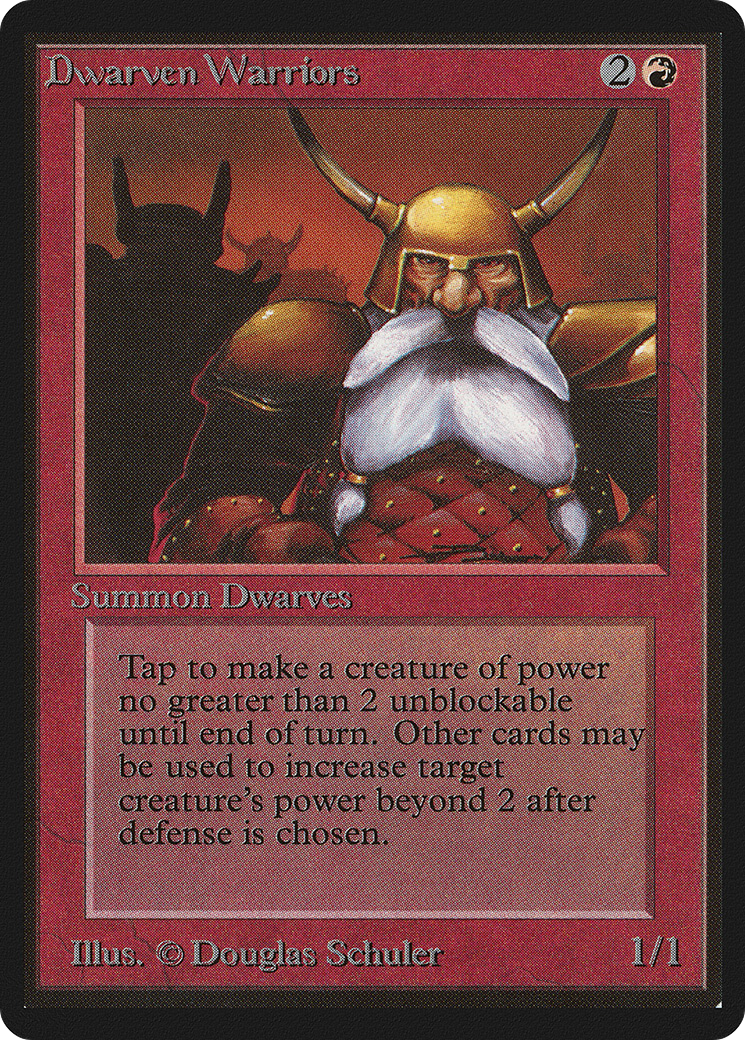 Dwarven Warriors (LEB-)  - Limited Edition Beta