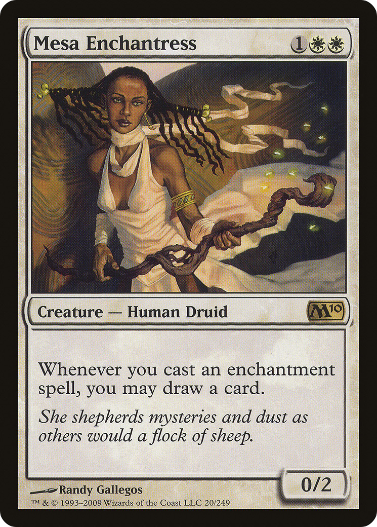 Mesa Enchantress (M10-020)  - Magic 2010