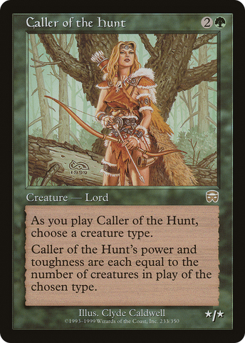 Caller of the Hunt (MMQ-233)  - Mercadian Masques