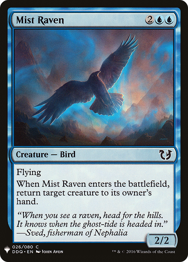 Mist Raven (LIST-026)  - The List
