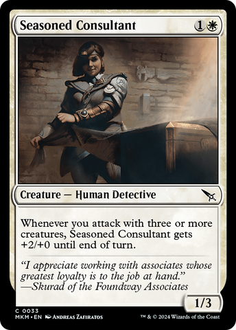 Seasoned Consultant (MKM-033)  - Murders at Karlov Manor