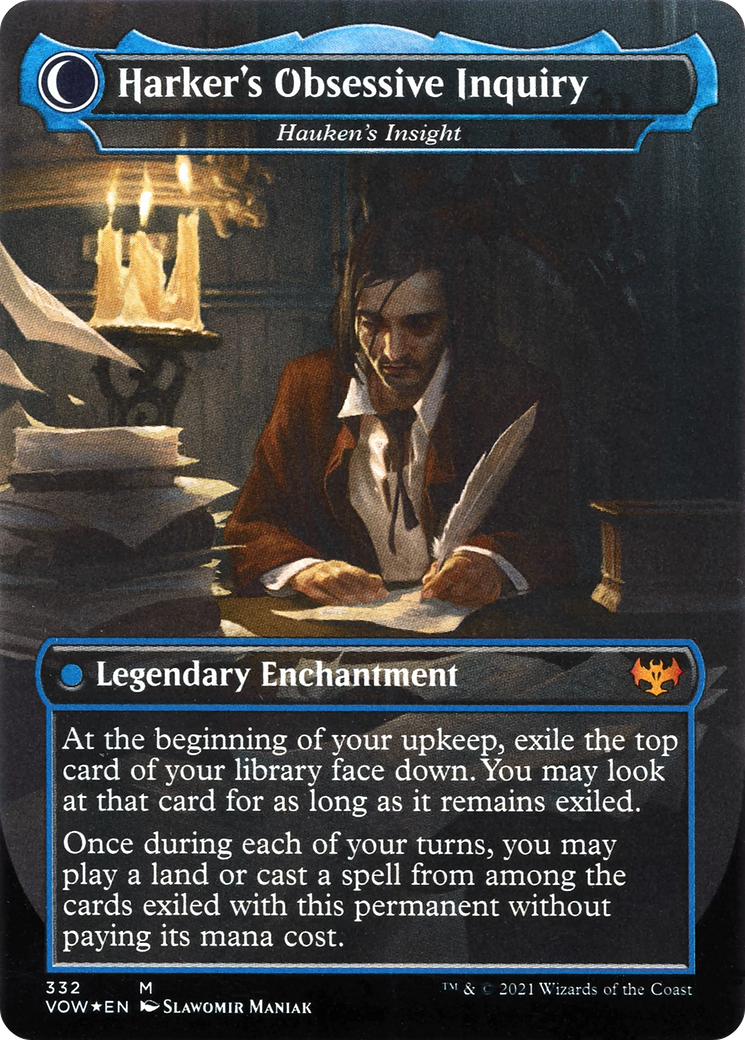 Jonathan Harker - Jacob Hauken, Inspector (VOW-332)  - Innistrad: Crimson Vow: (Double Faced Transform) (Borderless)