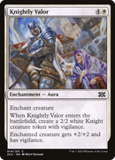 Knightly Valor (2X2-014) - Double Masters 2022 Foil