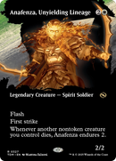 Anafenza, Unyielding Lineage (Borderless) (TDM-327)  - Tarkir: Dragonstorm: (Showcase)