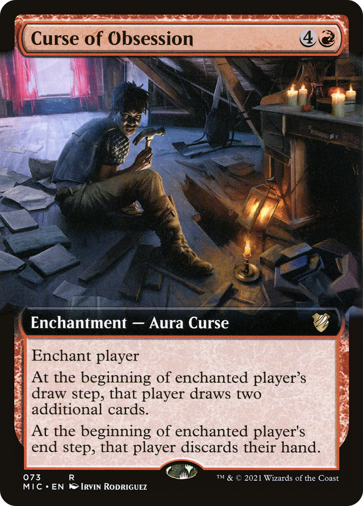 Curse of Obsession (Extended Art) (MIC-073)  - Midnight Hunt Commander: (Extended Art)