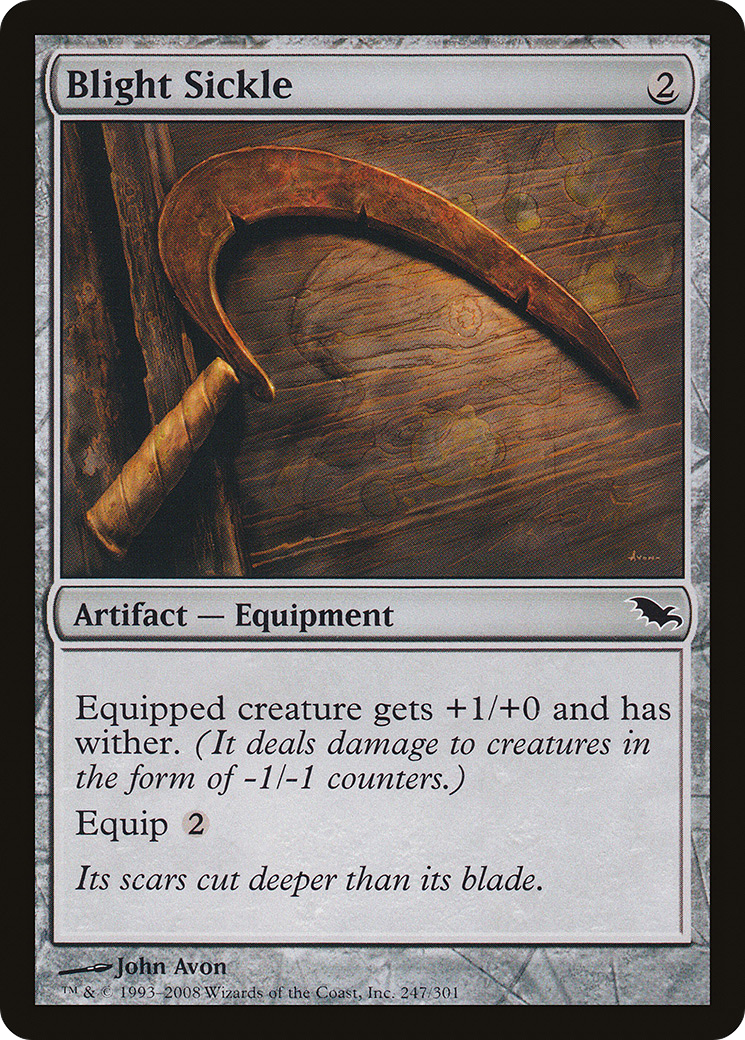 Blight Sickle (SHM-247)  - Shadowmoor